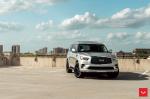 Infiniti QX80 5.6 Liquid Platinum on Vossen Wheels (HF6-1) 2019 года